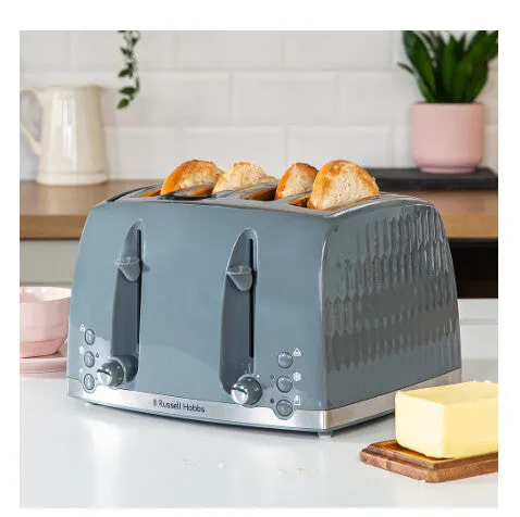 Russell Hobbs Honeycomb 4 slice(s) Grey