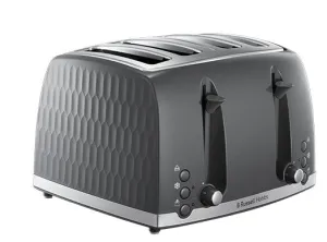 Russell Hobbs Honeycomb 4 slice(s) Grey