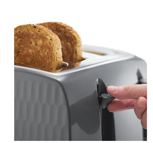 Russell Hobbs Honeycomb 4 slice(s) Grey