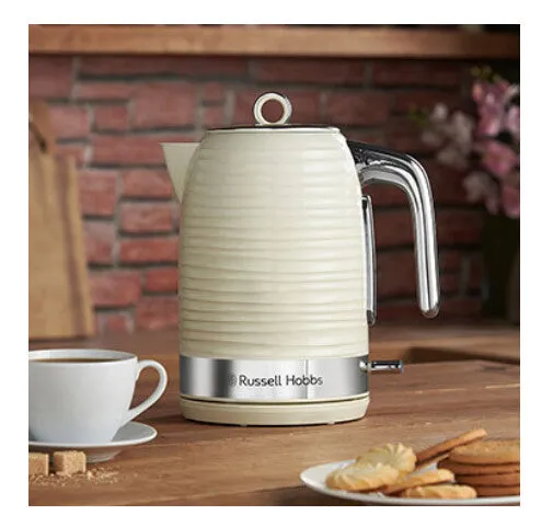 Russell Hobbs Inspire electric kettle 1.7 L 3000 W Cream