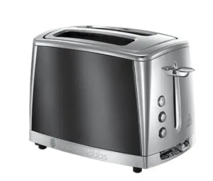 Russell Hobbs Luna 2 slice(s) Grey, Stainless steel
