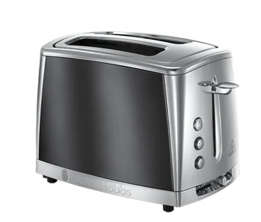 Russell Hobbs Luna 2 slice(s) Grey, Stainless steel