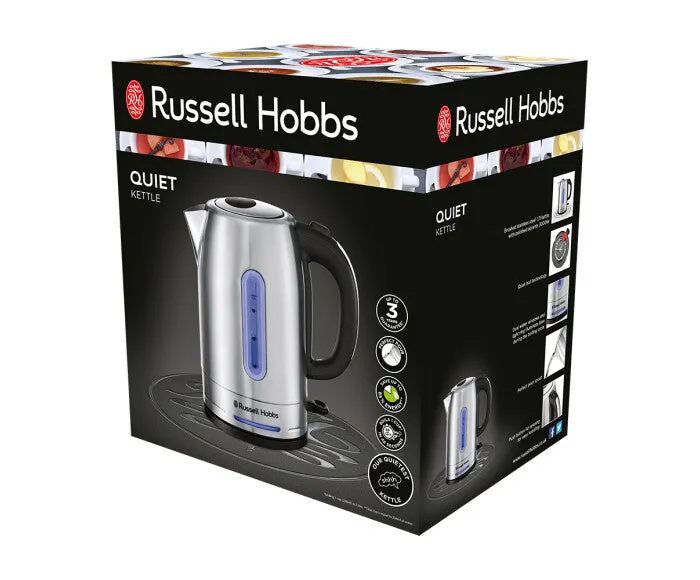 Russell Hobbs Quiet electric kettle 1.7 L 2400 W Stainless steel