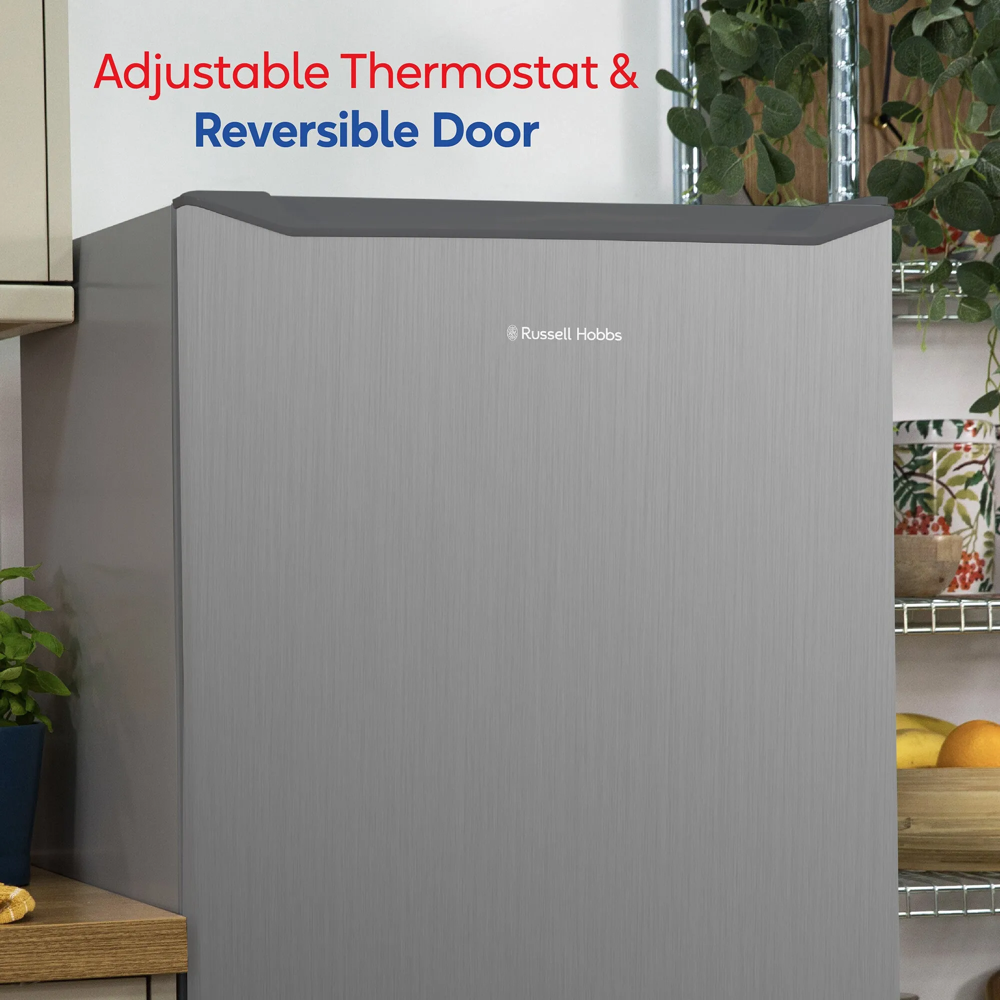 Russell Hobbs RH143FZ552E1SS freezer Freestanding 168 L E Stainless steel