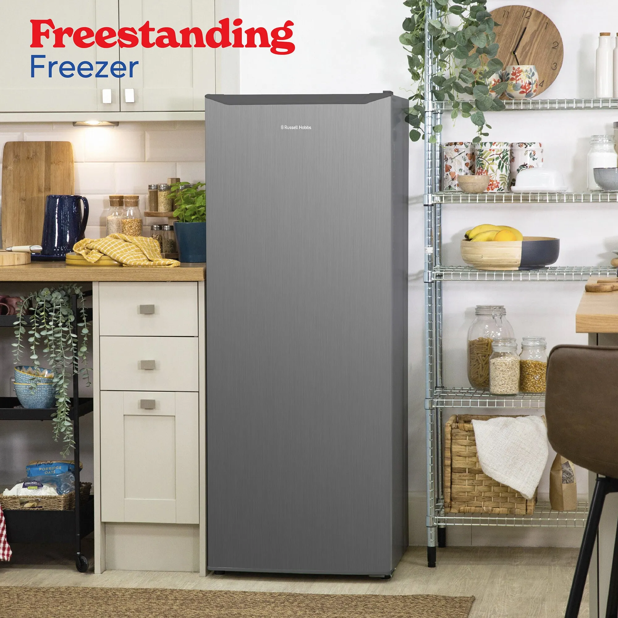 Russell Hobbs RH143FZ552E1SS freezer Freestanding 168 L E Stainless steel