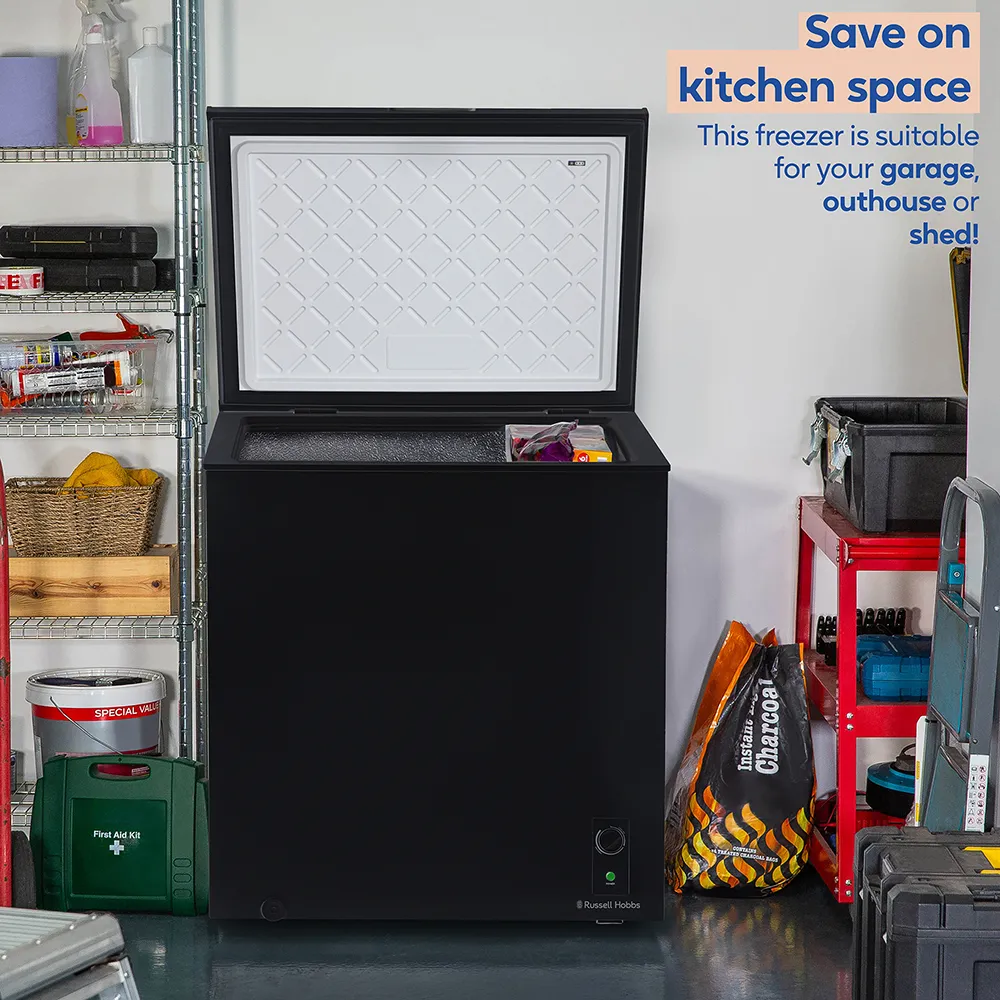 Russell Hobbs RH198CF0E1B freezer Chest freezer Freestanding 198 L E Black