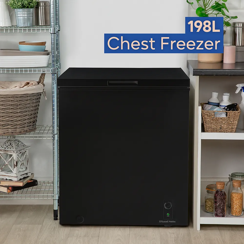 Russell Hobbs RH198CF0E1B freezer Chest freezer Freestanding 198 L E Black