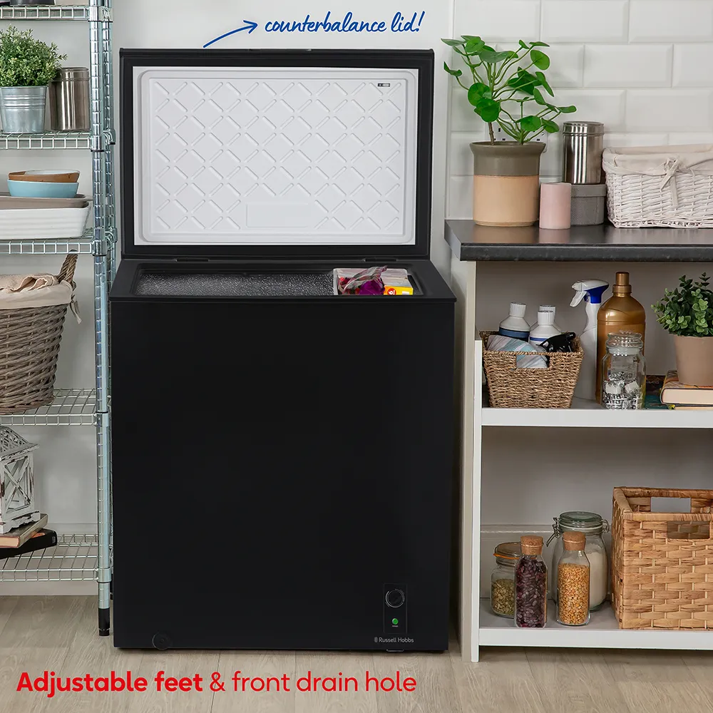 Russell Hobbs RH198CF0E1B freezer Chest freezer Freestanding 198 L E Black