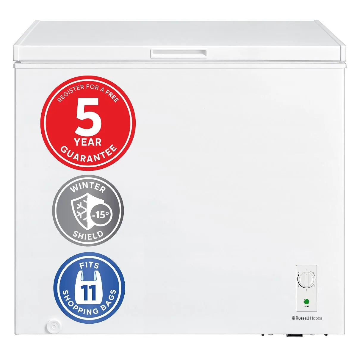 Russell Hobbs RH198CF3003 freezer Chest freezer Freestanding 198 L F White