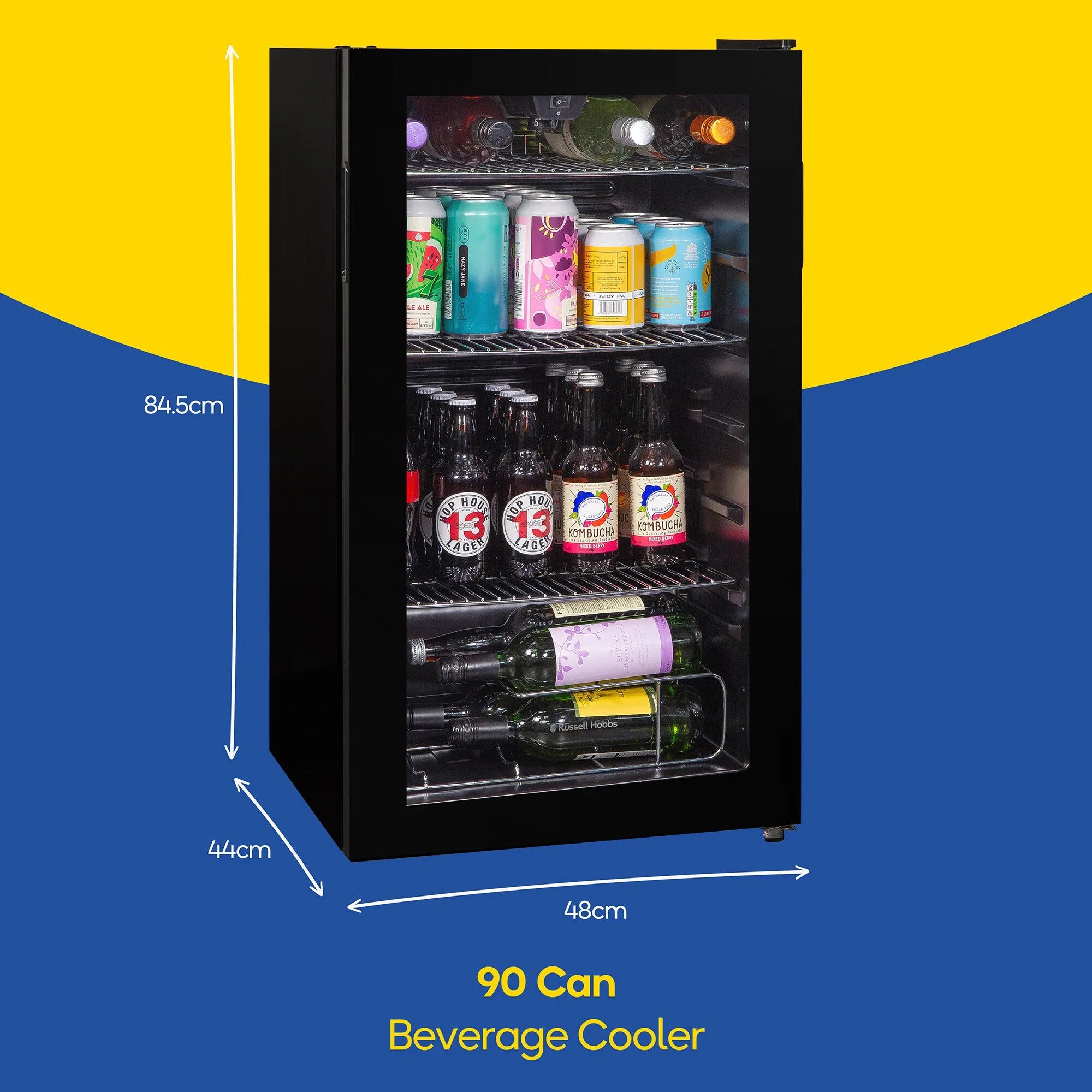 Russell Hobbs RH48BC101B fridge E Black
