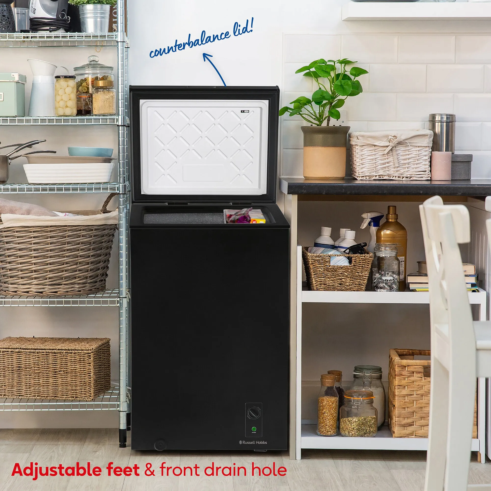 Russell Hobbs RH99CF0E1B freezer Freestanding 99 L E Black