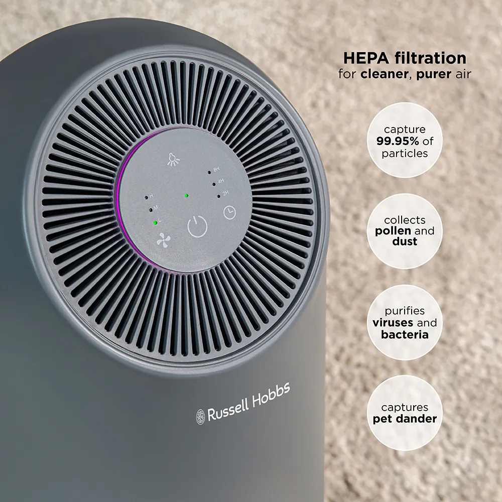 Russell Hobbs RHAP1001G air purifier 10 m² Grey
