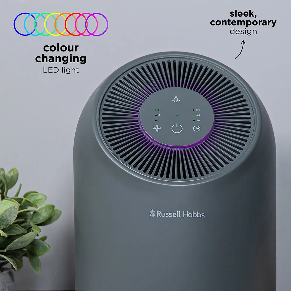 Russell Hobbs RHAP1001G air purifier 10 m² Grey