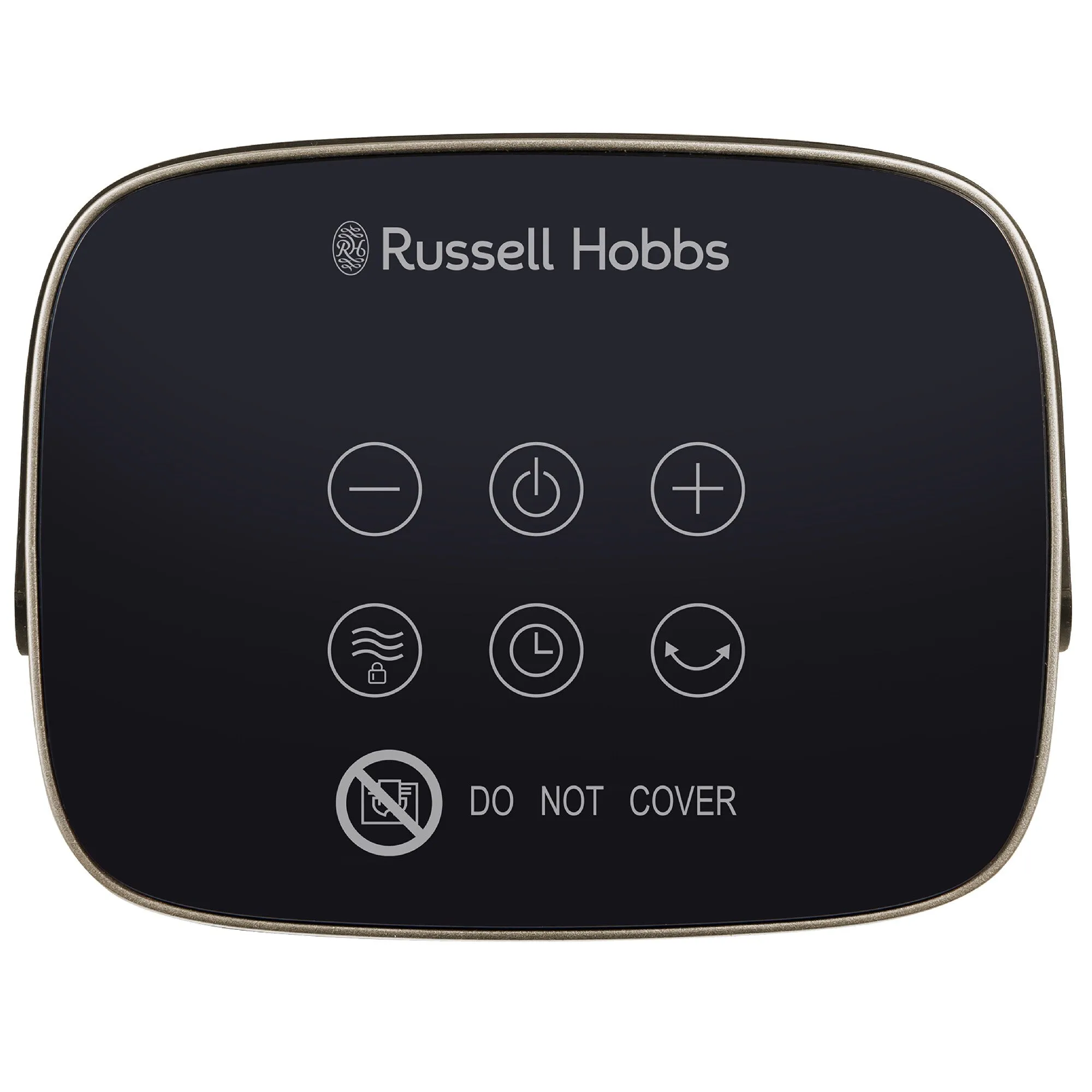 Russell Hobbs RHCH2001G electric space heater Indoor Black, Gold 1500 W Fan electric space heater
