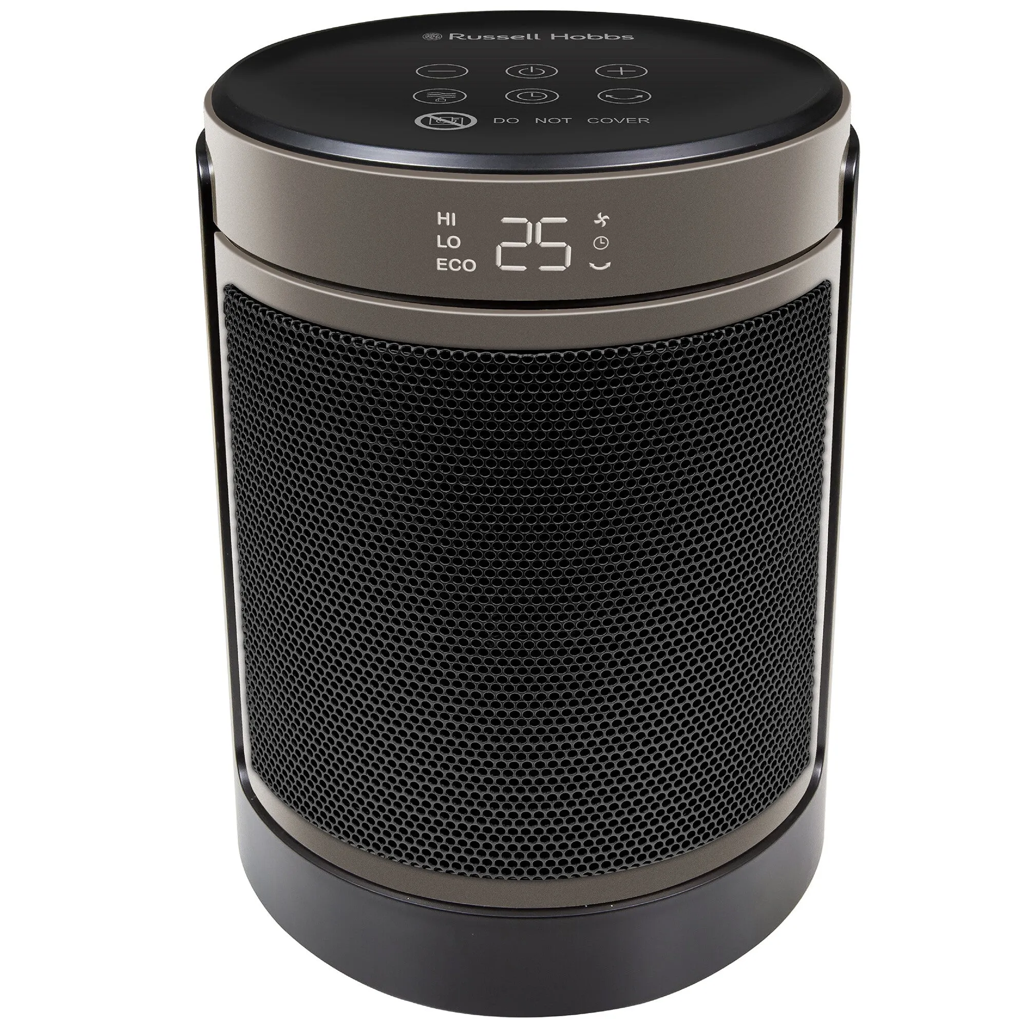 Russell Hobbs RHCH2002G electric space heater Indoor Black, Gold 1500 W Fan electric space heater
