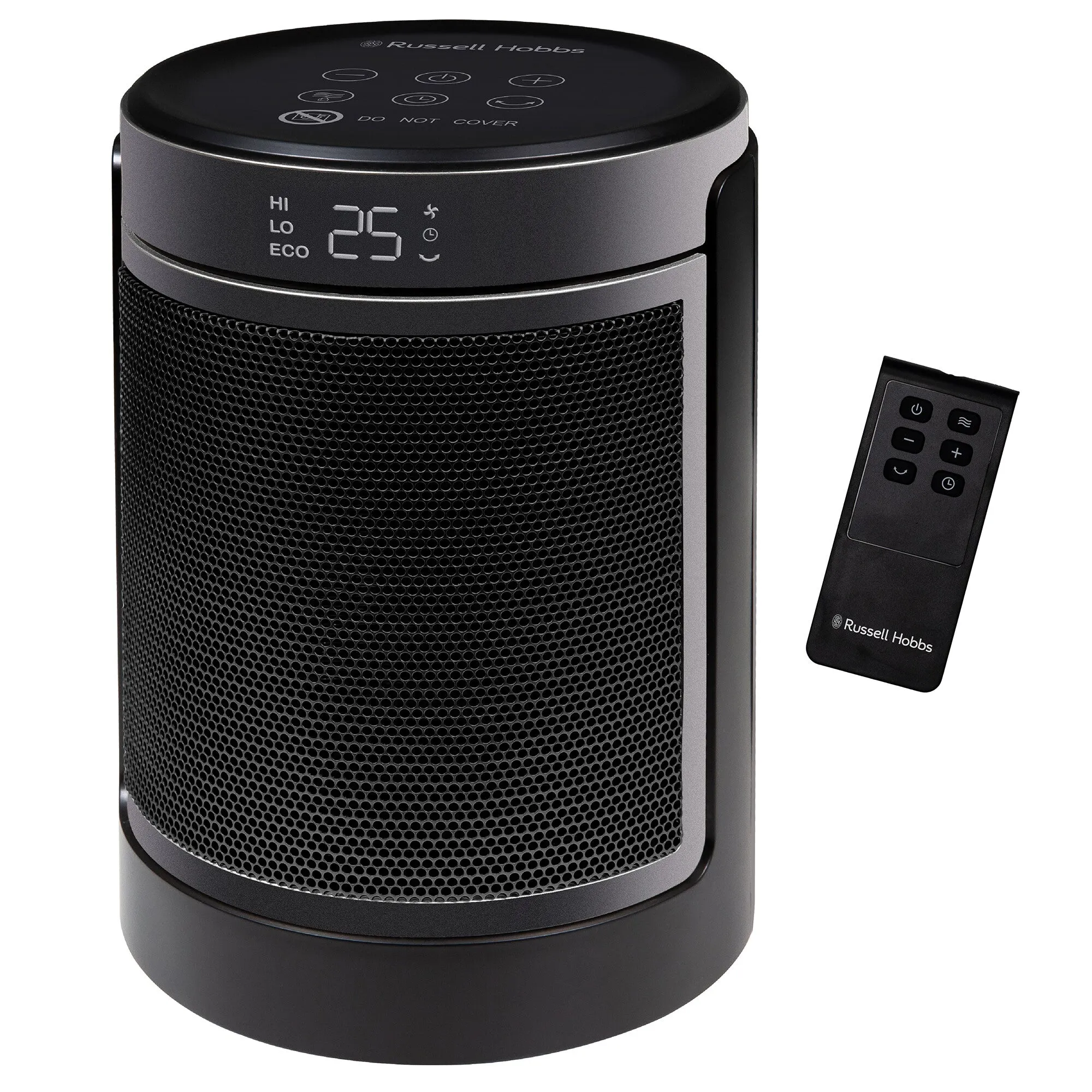 Russell Hobbs RHCH2002S electric space heater Indoor Black, Silver 1500 W Fan electric space heater