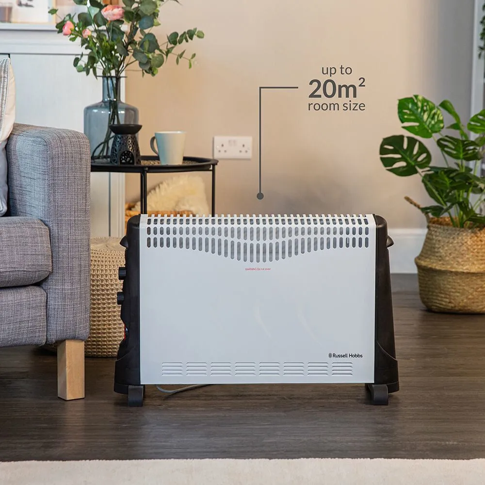 Russell Hobbs RHCVH4002 electric space heater Indoor Black, White 2000 W Convector electric space heater
