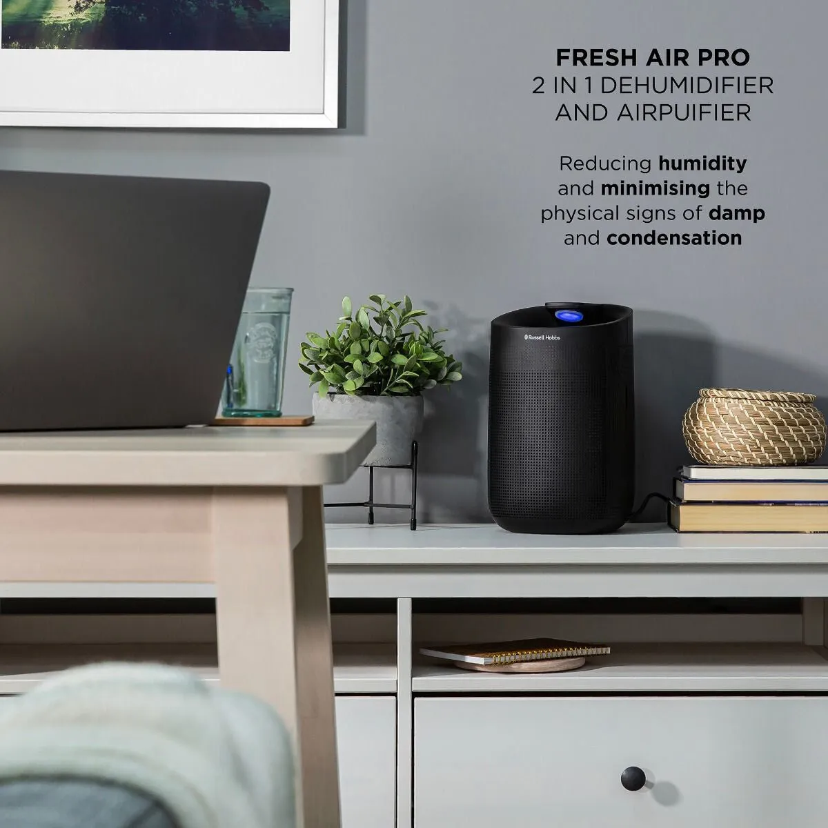 Russell Hobbs RHDH1101B dehumidifier 1 L 50 dB 40 W Black