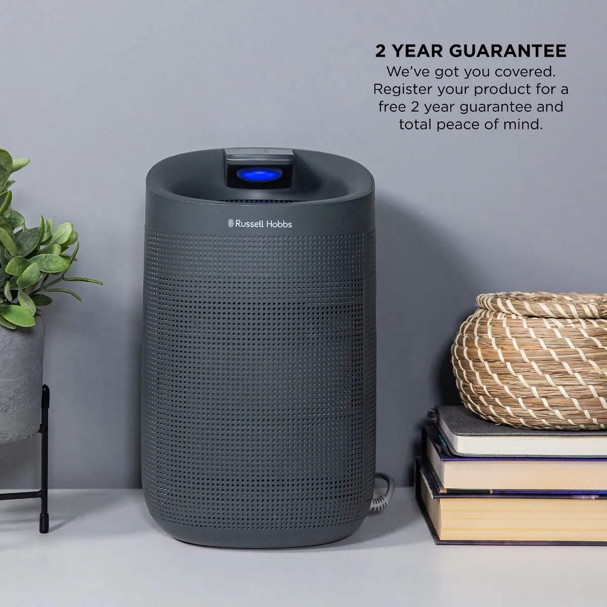 Russell Hobbs RHDH1101G dehumidifier 1 L 50 dB 40 W Grey