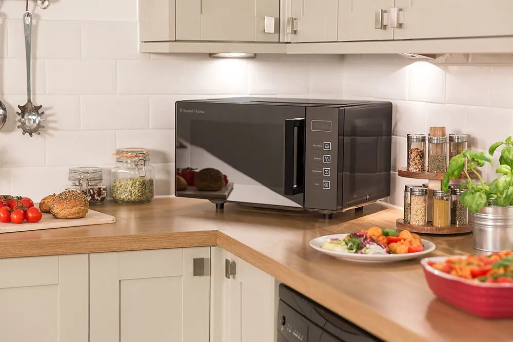 Russell Hobbs RHEM2301B microwave Black Solo microwave Countertop 23 L 800 W