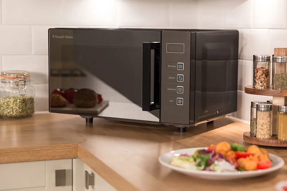 Russell Hobbs RHEM2301B microwave Black Solo microwave Countertop 23 L 800 W