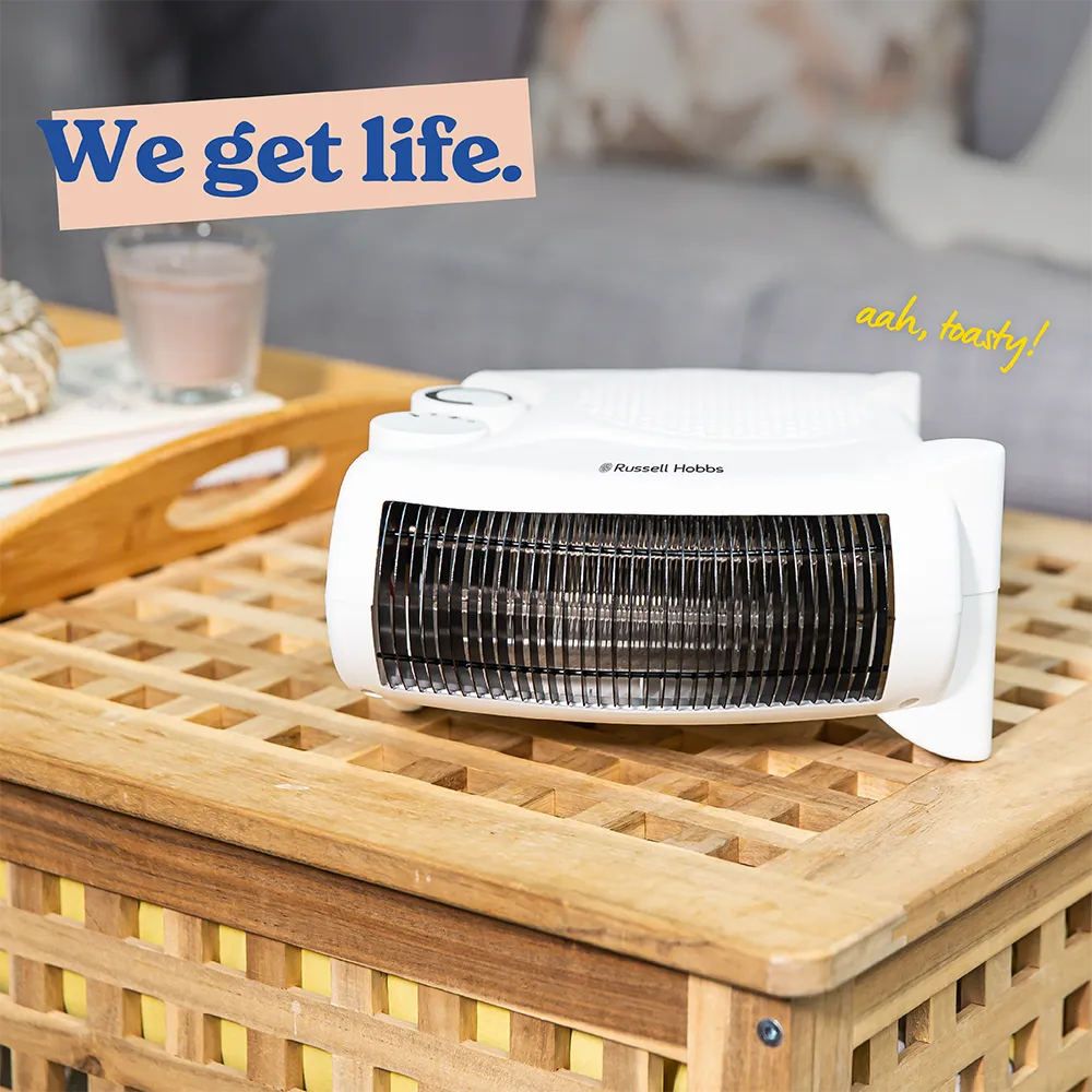 Russell Hobbs RHFH1005W Upright & Horizontal Fan Heater