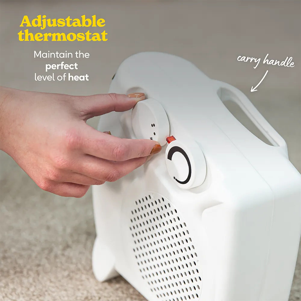 Russell Hobbs RHFH1005W Upright & Horizontal Fan Heater