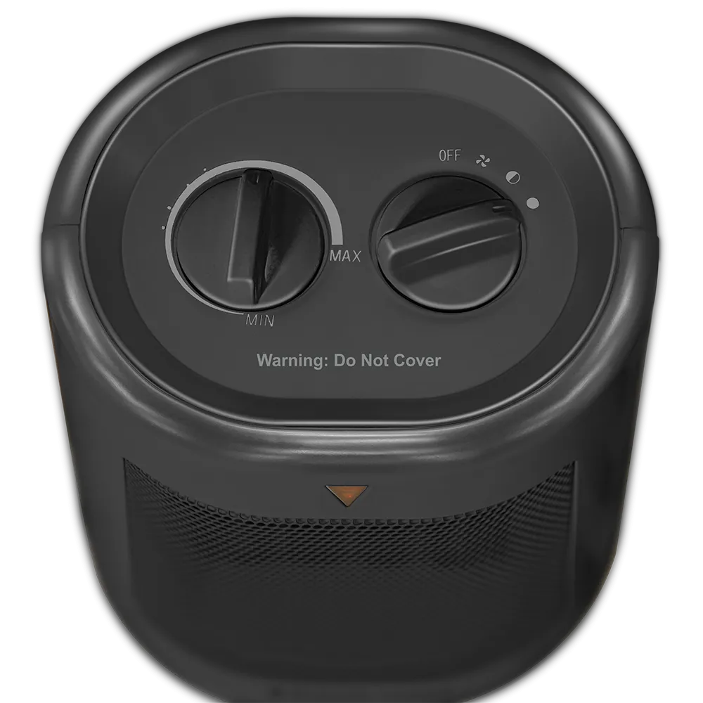 Russell Hobbs RHFH1008B 2kW Oscillating Ceramic Heater - Black