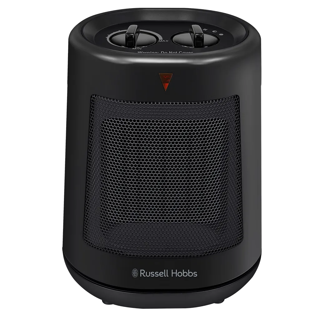 Russell Hobbs RHFH1008B 2kW Oscillating Ceramic Heater - Black