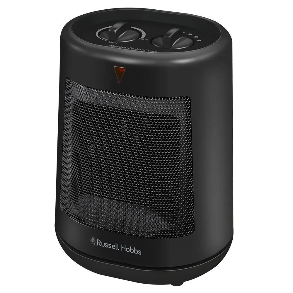 Russell Hobbs RHFH1008B 2kW Oscillating Ceramic Heater - Black