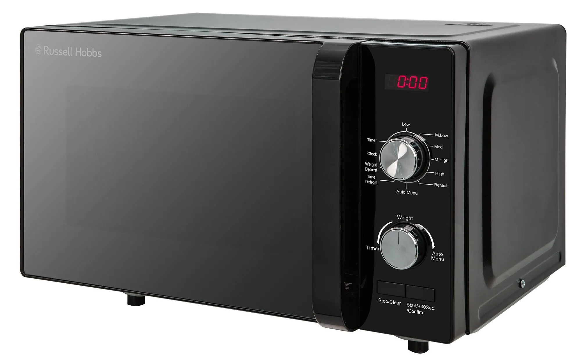 Russell Hobbs RHFM2001B microwave Black Solo microwave Countertop 19 L 700 W