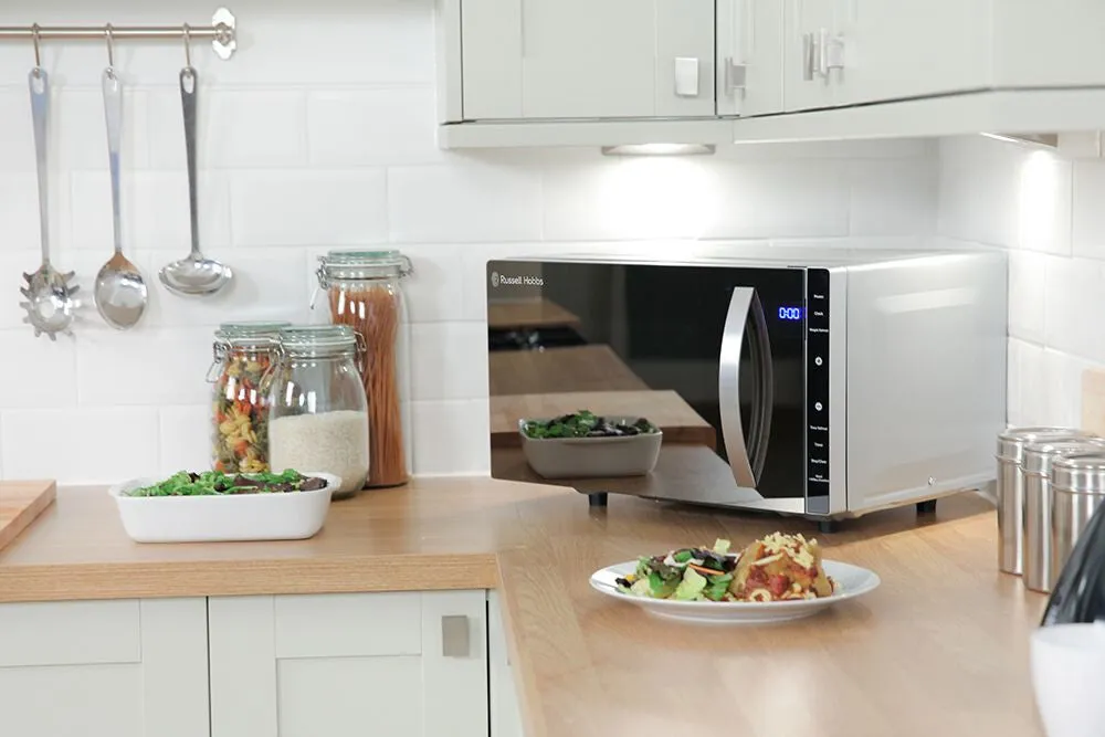 Russell Hobbs RHFM2363S microwave Silver Solo microwave Countertop 23 L 800 W