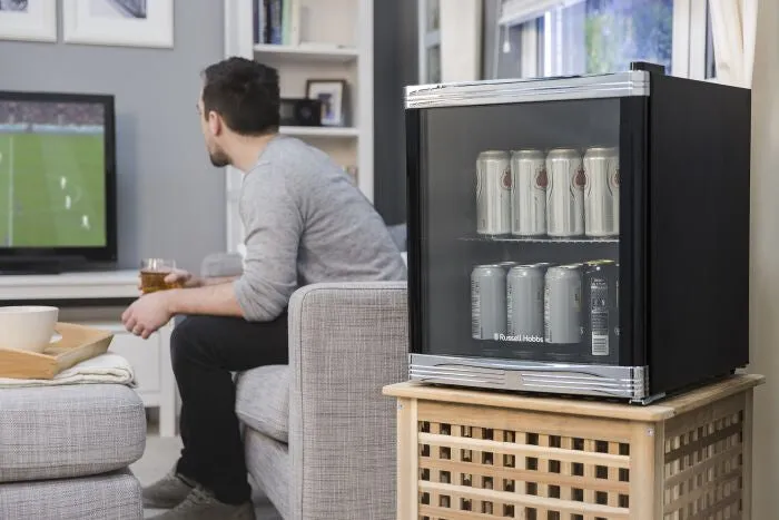 Russell Hobbs RHGWC1B-C wine cooler Thermoelectric wine cooler Freestanding Black, Stainless steel 12 bottle(s)