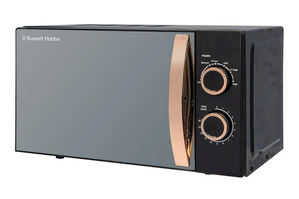 Russell Hobbs RHM1727RG 17L 700W Solo Microwave- Black and Rose Gold