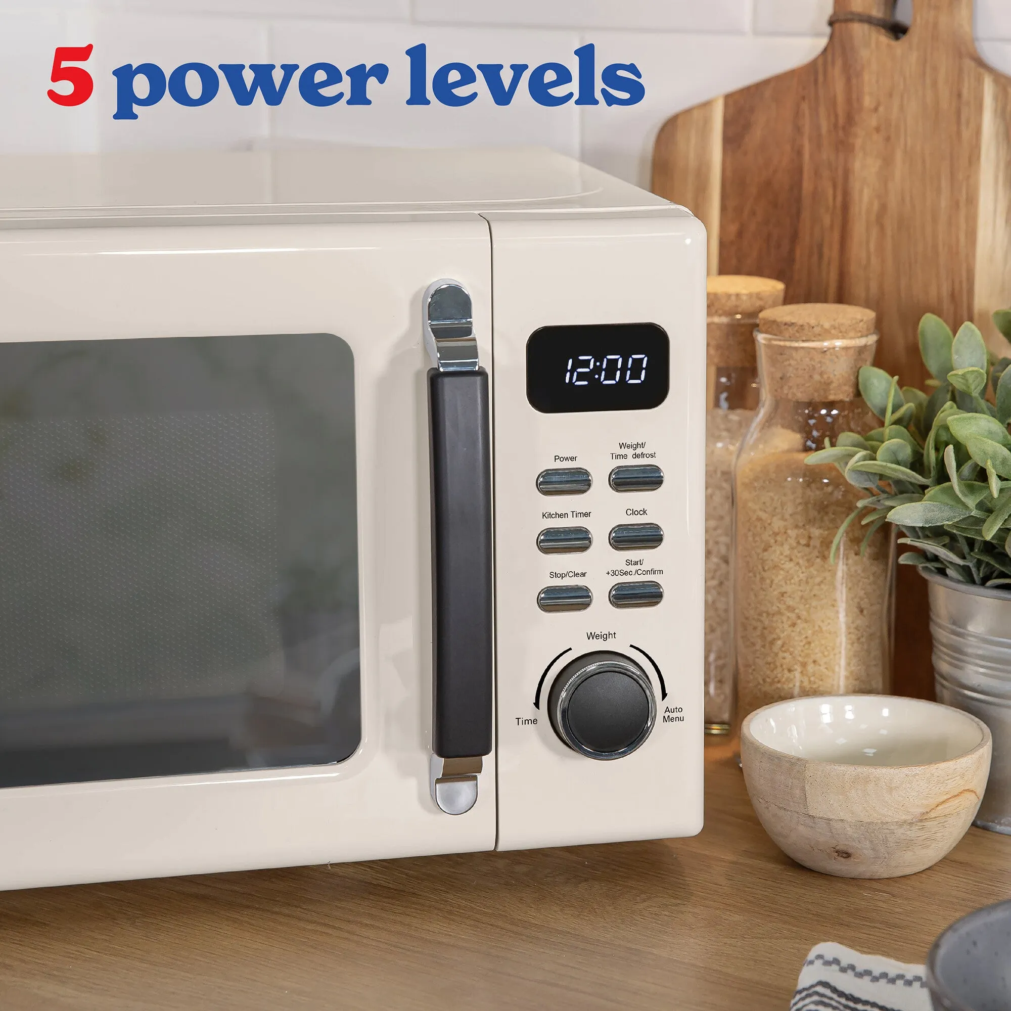 Russell Hobbs RHM2026C microwave Cream Solo microwave Countertop 20 L 800 W