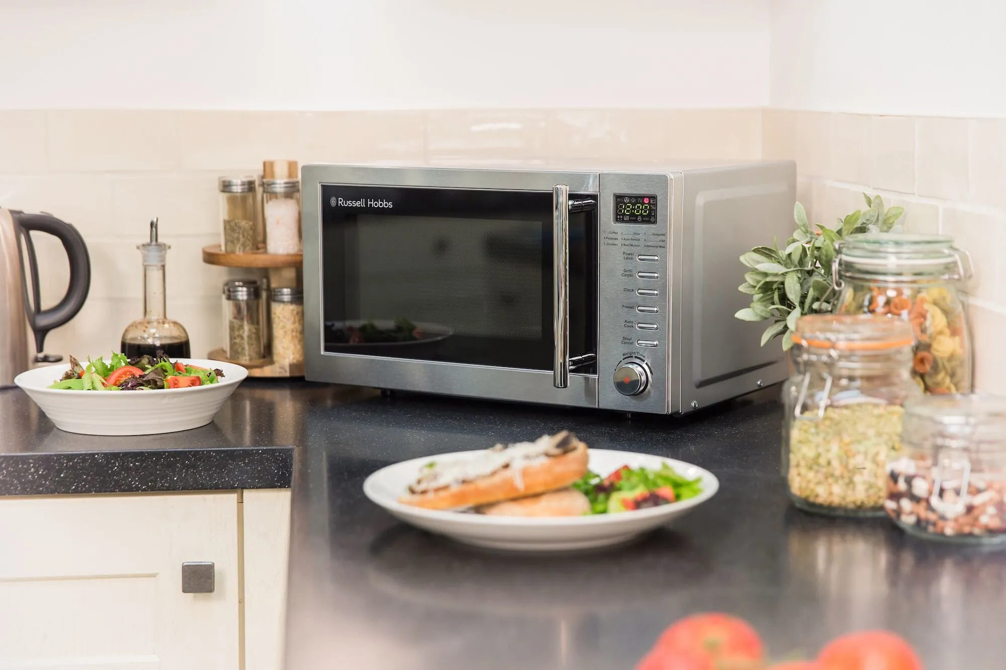 Russell Hobbs RHM2031 microwave Stainless steel Combination microwave Countertop 20 L 800 W