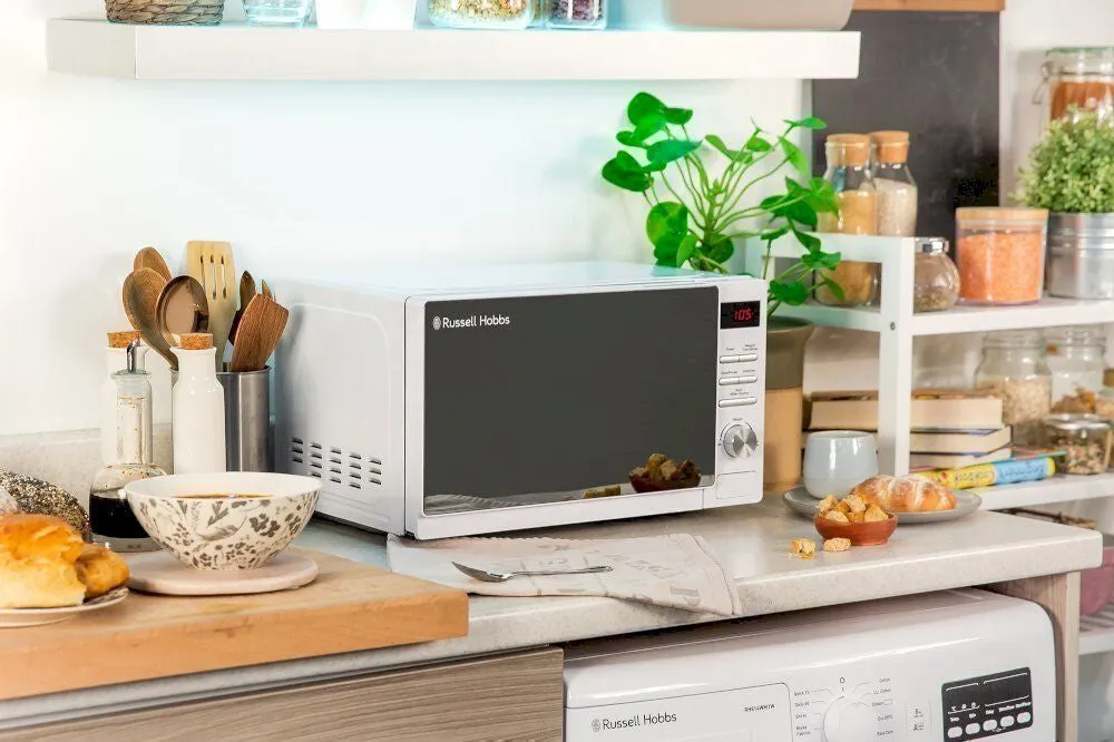 Russell Hobbs RHM2079A microwave White Solo microwave Countertop 20 L 800 W