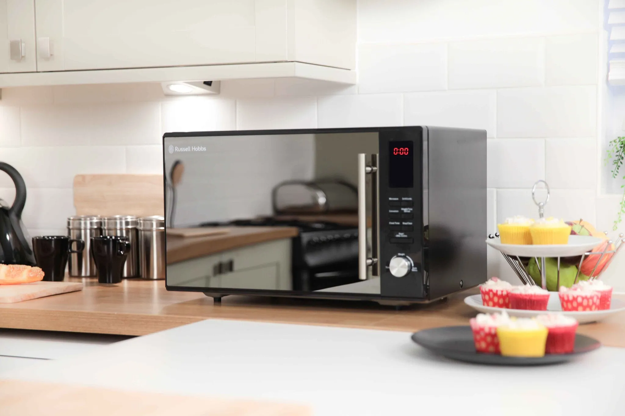 Russell Hobbs RHM3003B microwave Black Combination microwave Countertop 30 L 900 W