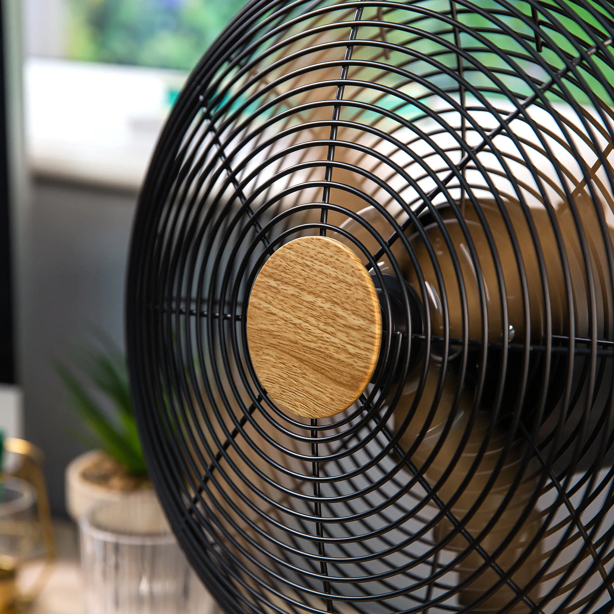 Russell Hobbs RHMDF1201WDB 12" Black Scandi Style Desk Fan