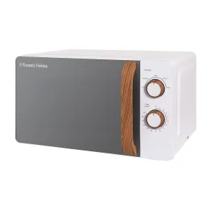 Russell Hobbs RHMM713-N microwave White, Wood Solo microwave Countertop 17 L 700 W