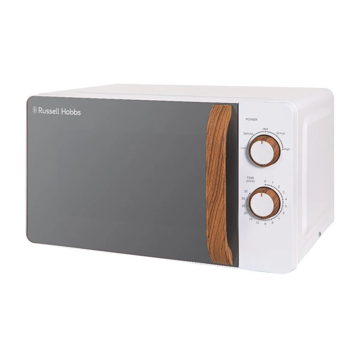 Russell Hobbs RHMM713-N microwave White, Wood Solo microwave Countertop 17 L 700 W
