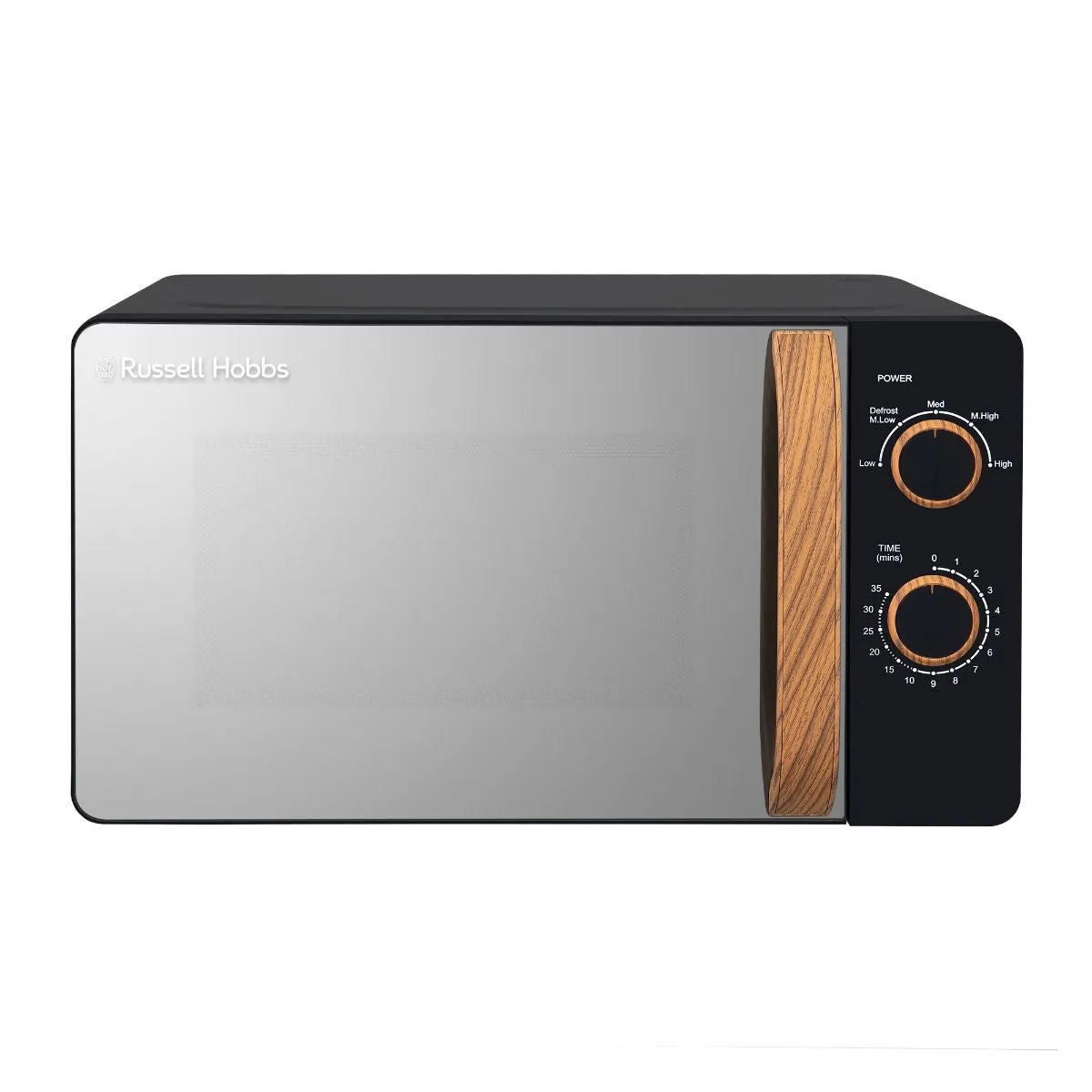 Russell Hobbs RHMM713B-N microwave Black, Wood Solo microwave Countertop 17 L 700 W