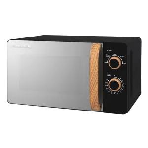Russell Hobbs RHMM713B-N microwave Black, Wood Solo microwave Countertop 17 L 700 W