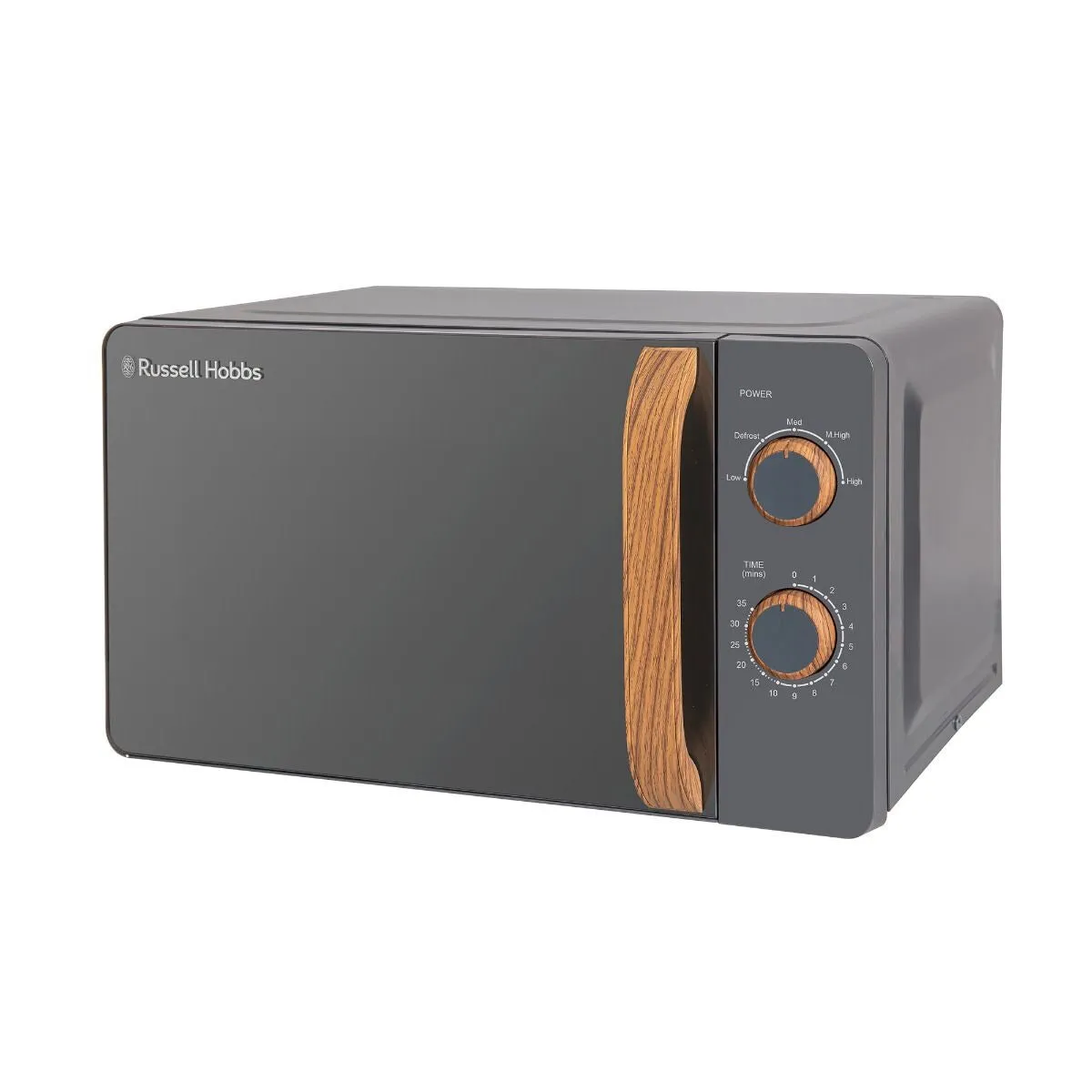 Russell Hobbs RHMM713G-N microwave Grey, Wood Solo microwave Countertop 17 L 700 W