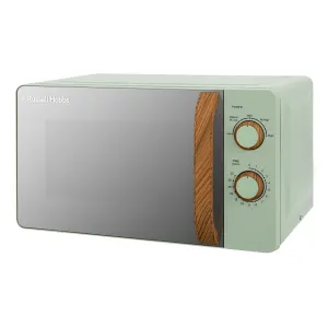 Russell Hobbs RHMM713MG-N microwave Green, Wood Solo microwave Countertop 17 L 700 W