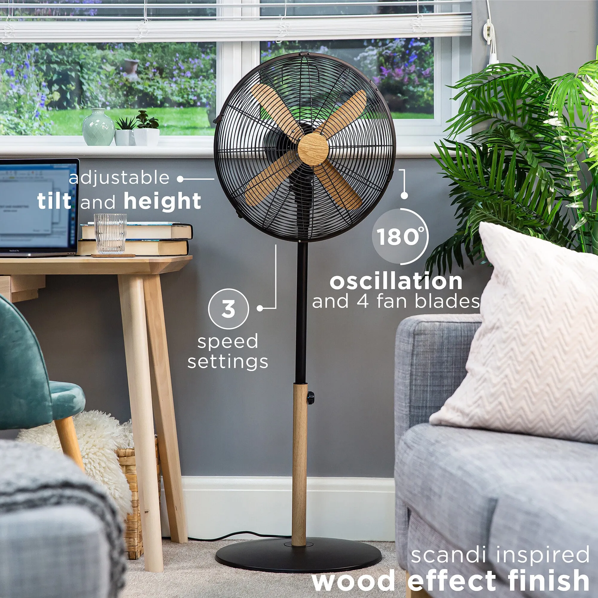 Russell Hobbs RHMPF1601WDB household fan Black