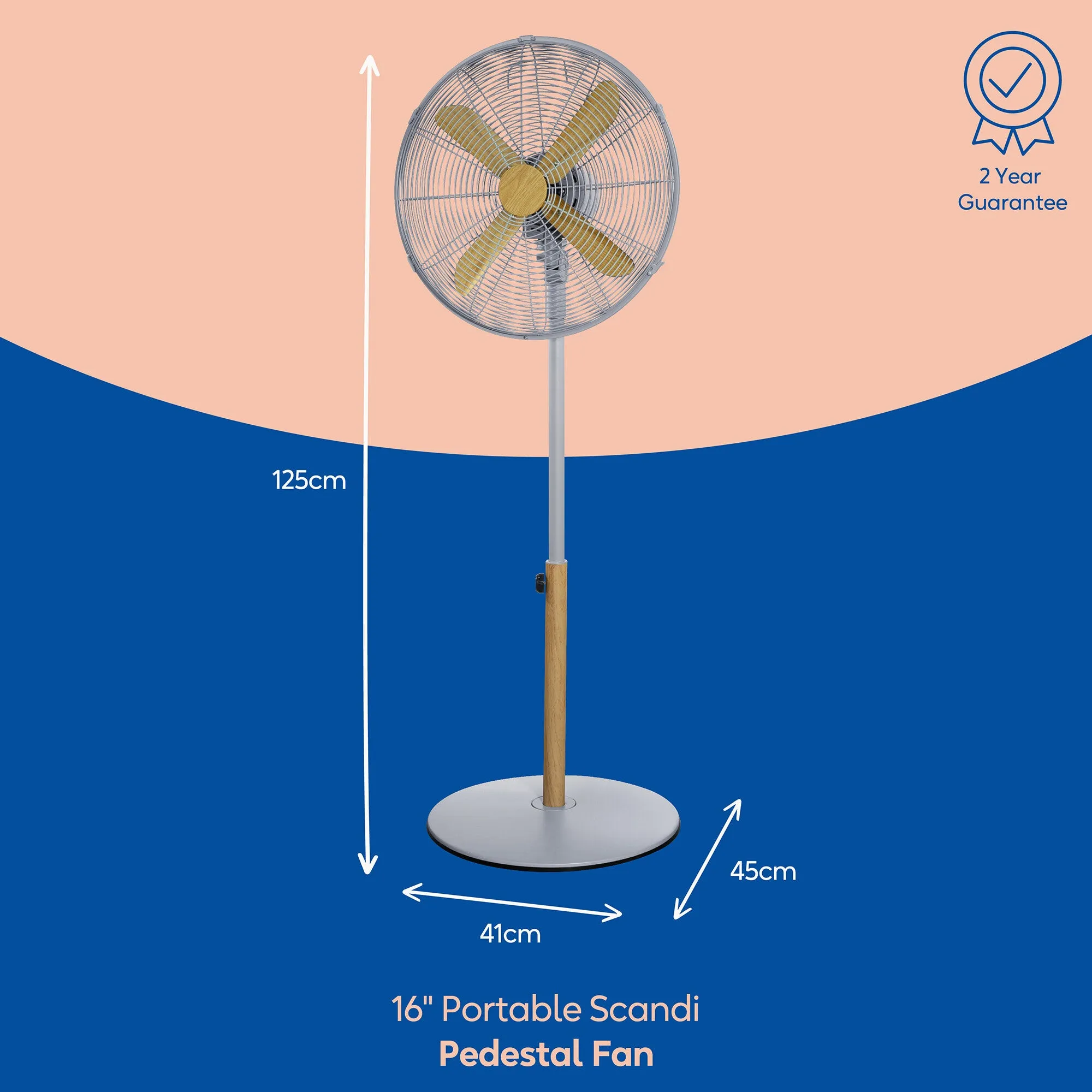 Russell Hobbs RHMPF1601WDG household fan Grey