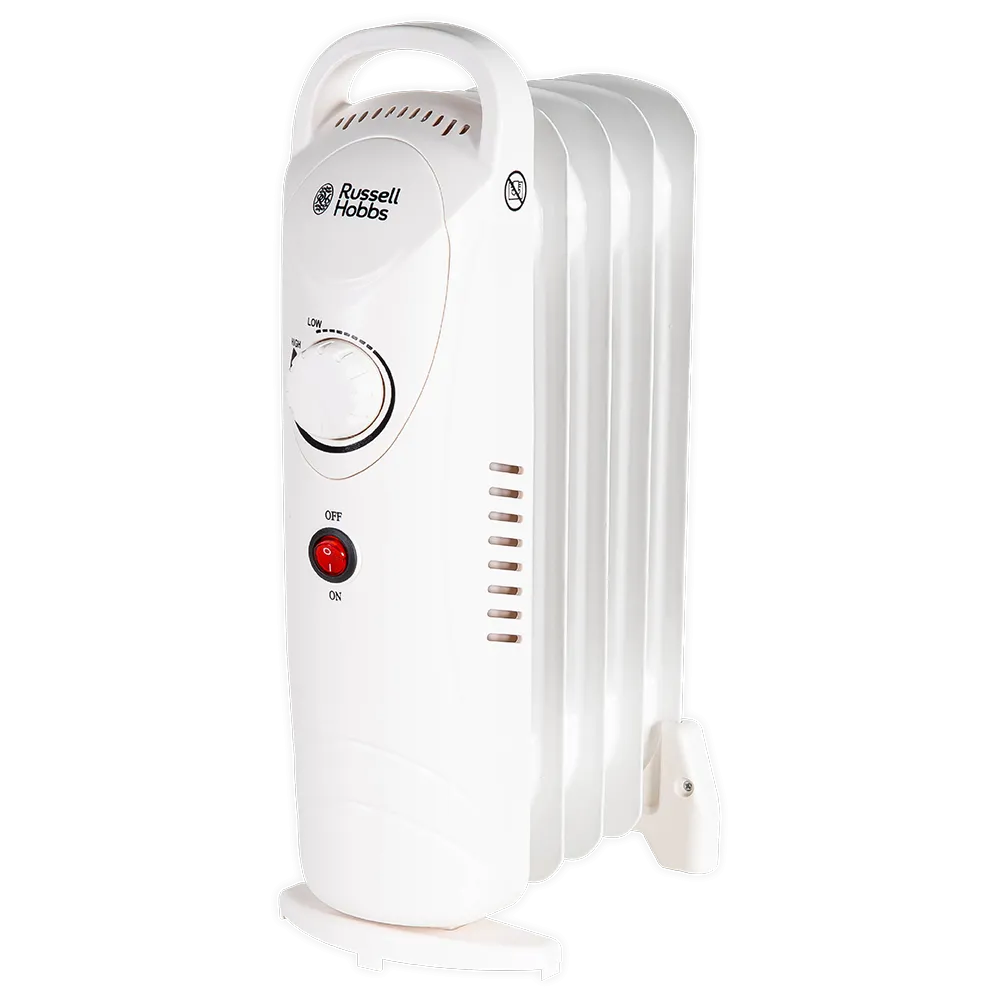 Russell Hobbs RHOFR3001W 5 Fin Oil Filled Radiator in White