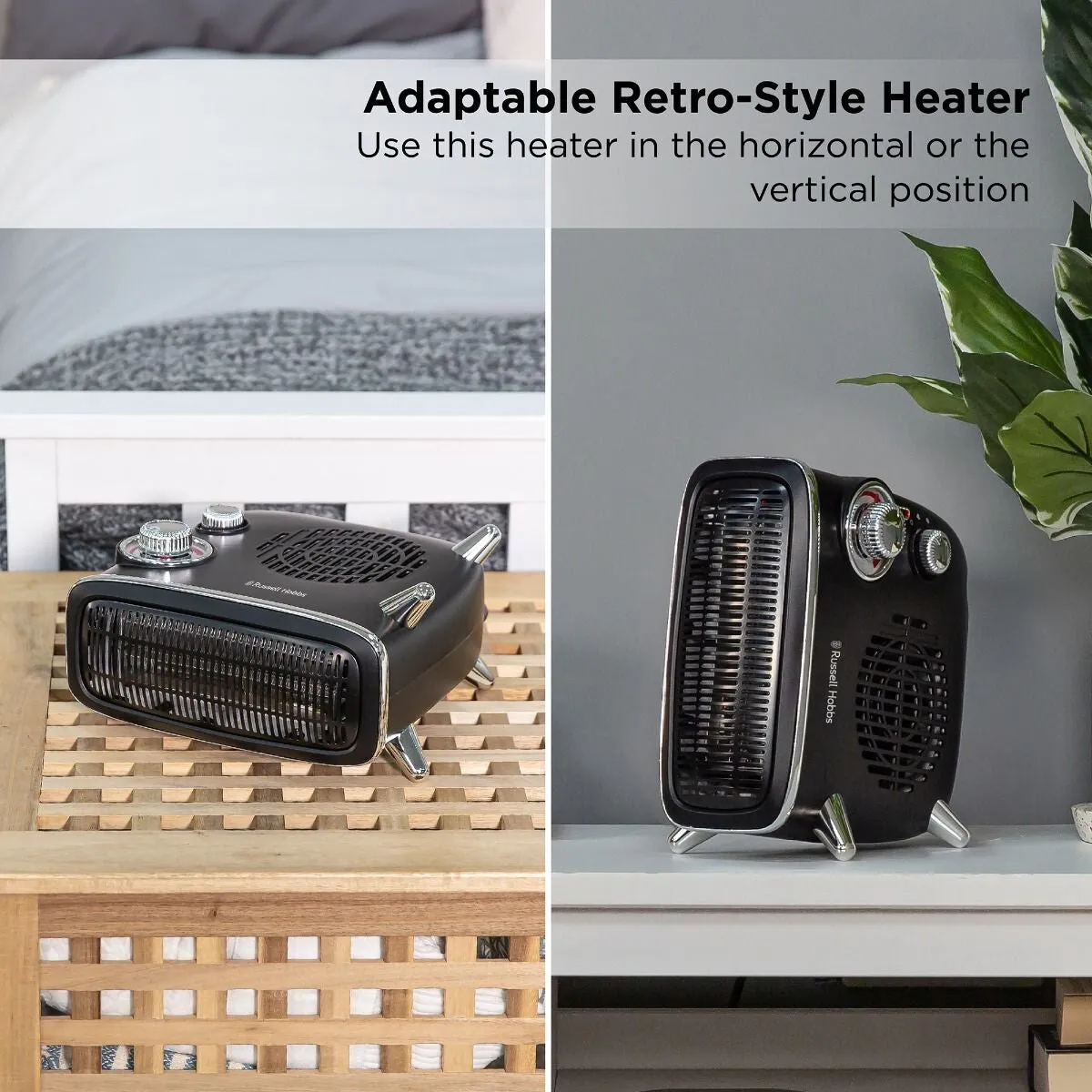 Russell Hobbs RHRETHFH1001B electric space heater Indoor Black 1800 W Fan electric space heater