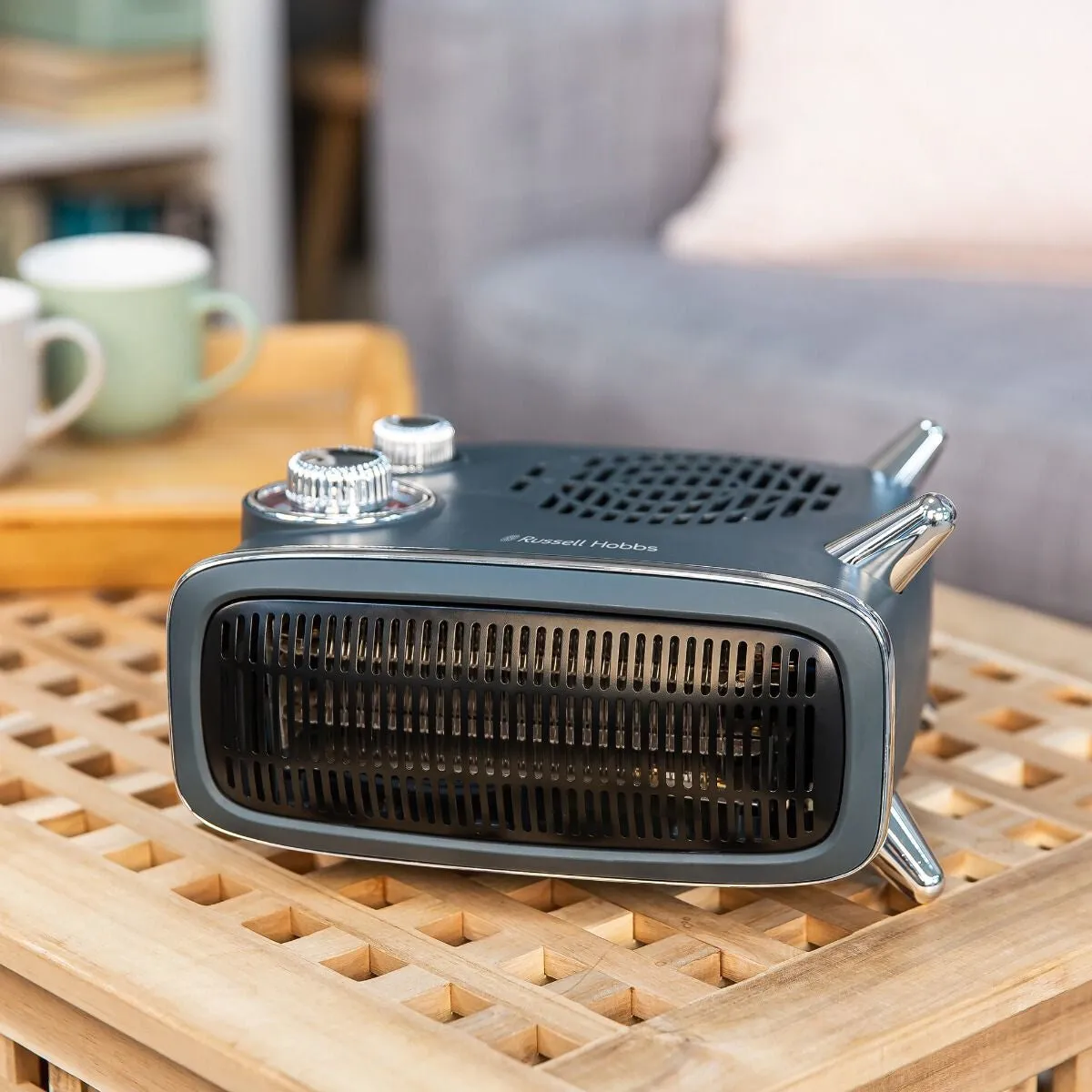 Russell Hobbs RHRETHFH1001G electric space heater Indoor Grey 1800 W Fan electric space heater